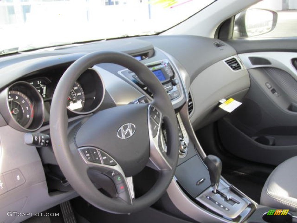 2013 Elantra GLS - Harbor Gray Metallic / Gray photo #5