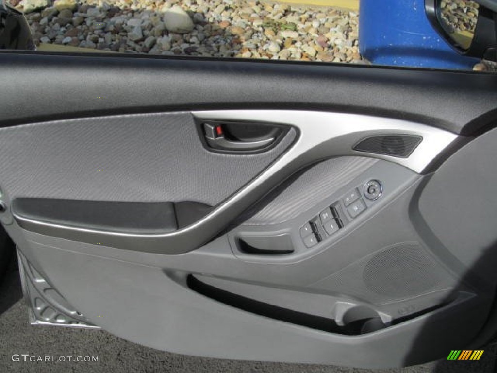 2013 Elantra GLS - Harbor Gray Metallic / Gray photo #6