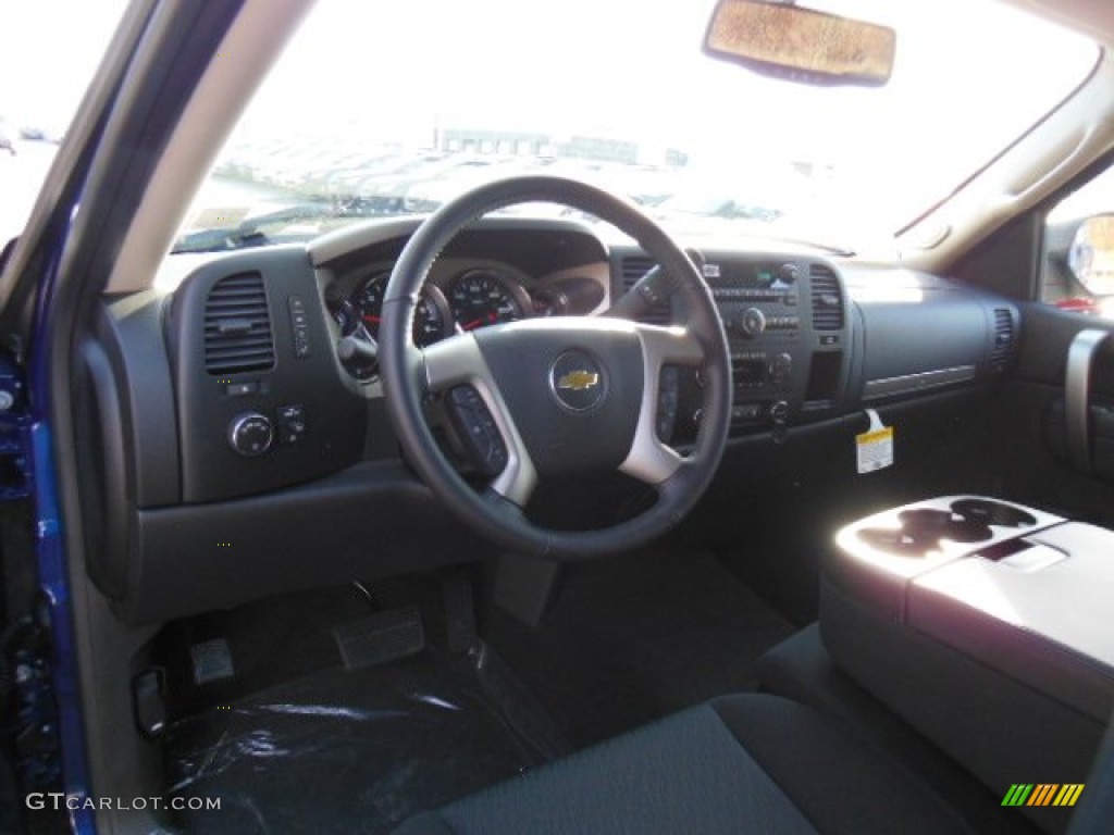 2013 Silverado 1500 LT Extended Cab 4x4 - Blue Topaz Metallic / Ebony photo #10