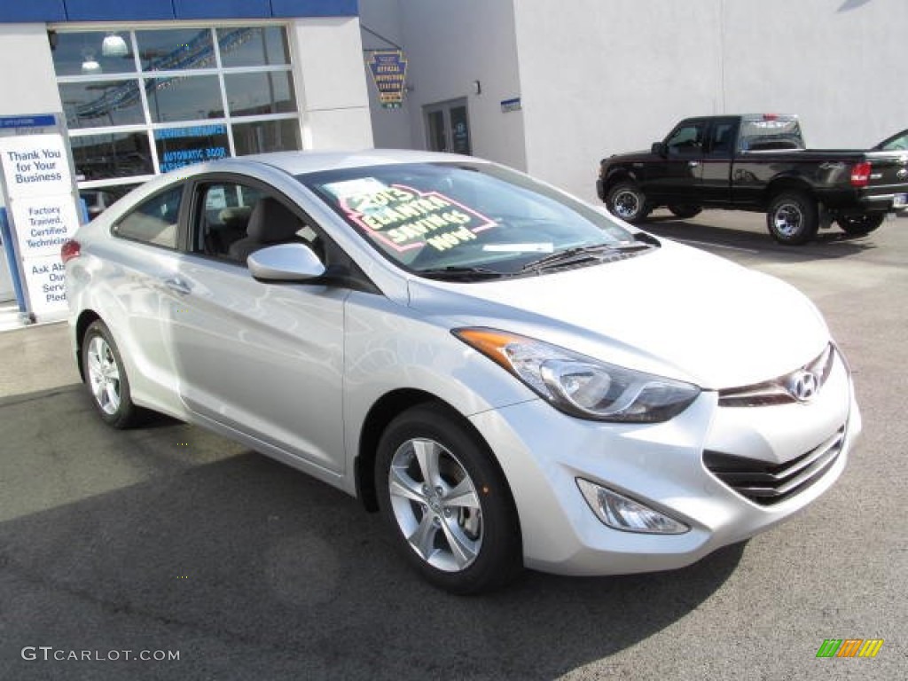 2013 Elantra Coupe GS - Silver / Gray photo #3