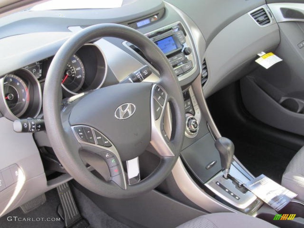 2013 Elantra Coupe GS - Silver / Gray photo #5