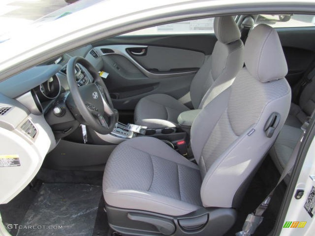 2013 Elantra Coupe GS - Silver / Gray photo #7