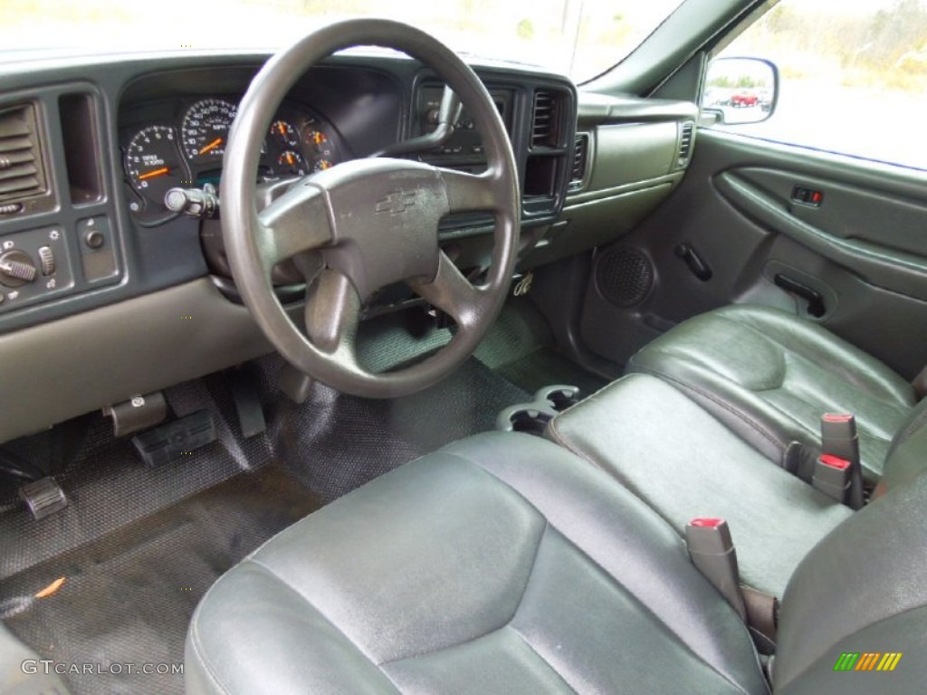 Dark Charcoal Interior 2006 Chevrolet Silverado 2500HD Work Truck Crew Cab Photo #74451657