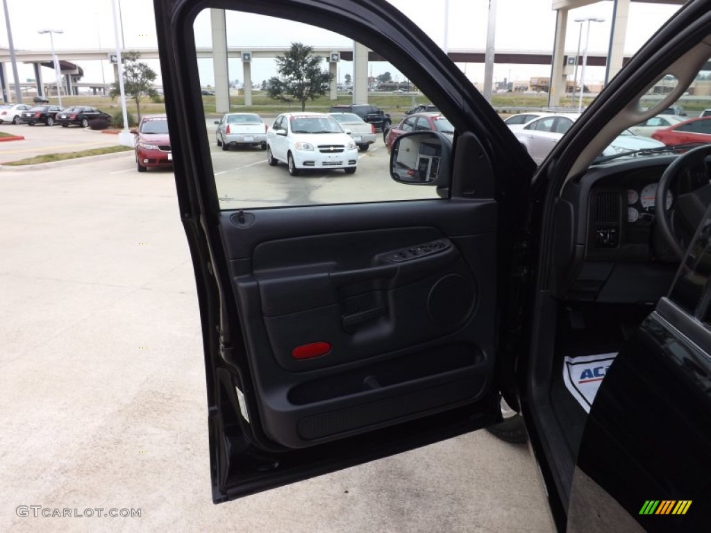 2005 Ram 1500 SLT Quad Cab - Black / Dark Slate Gray photo #15