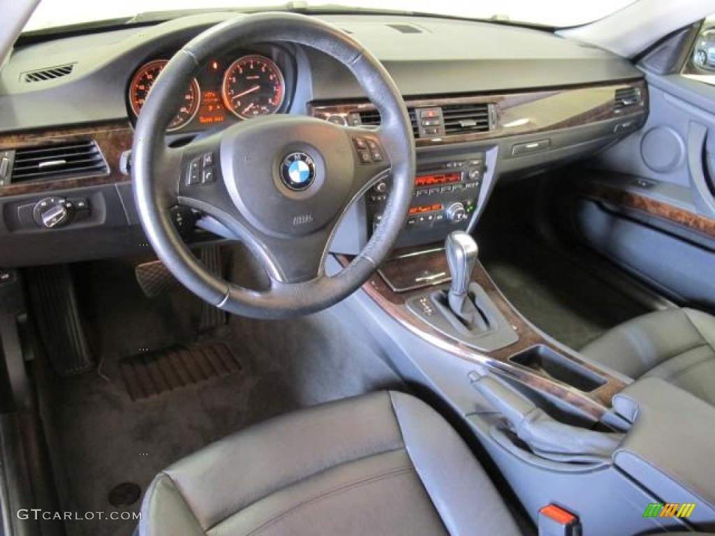 2009 3 Series 335i Coupe - Black Sapphire Metallic / Black photo #17