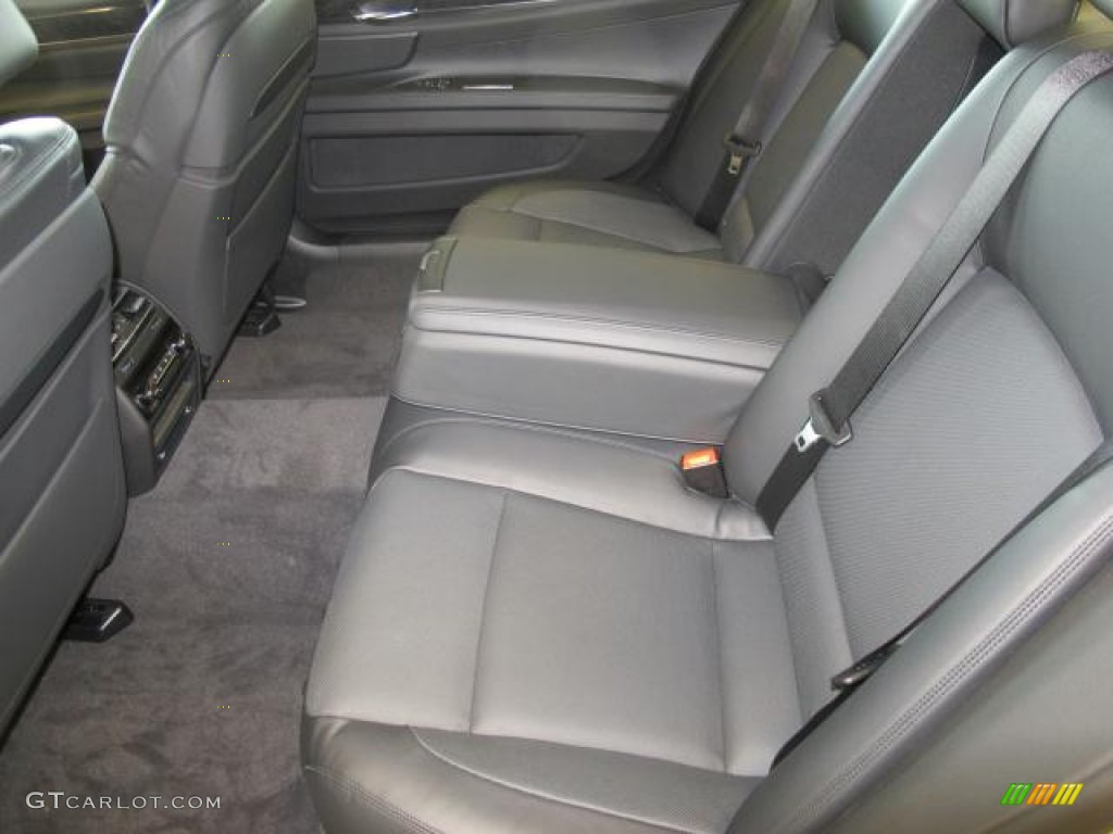 Black Interior 2013 BMW 7 Series 750Li Sedan Photo #74453914
