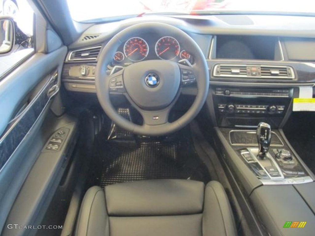 2013 BMW 7 Series 750Li Sedan Black Dashboard Photo #74453933