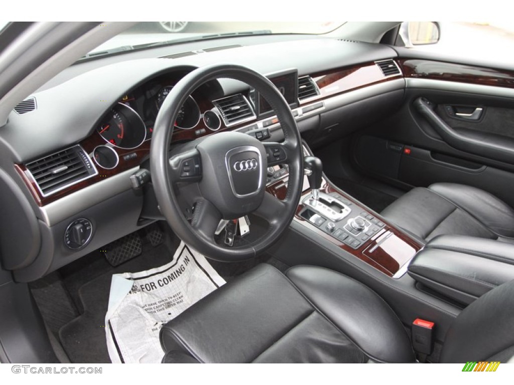 Black Interior 2006 Audi A8 L 4.2 quattro Photo #74455049
