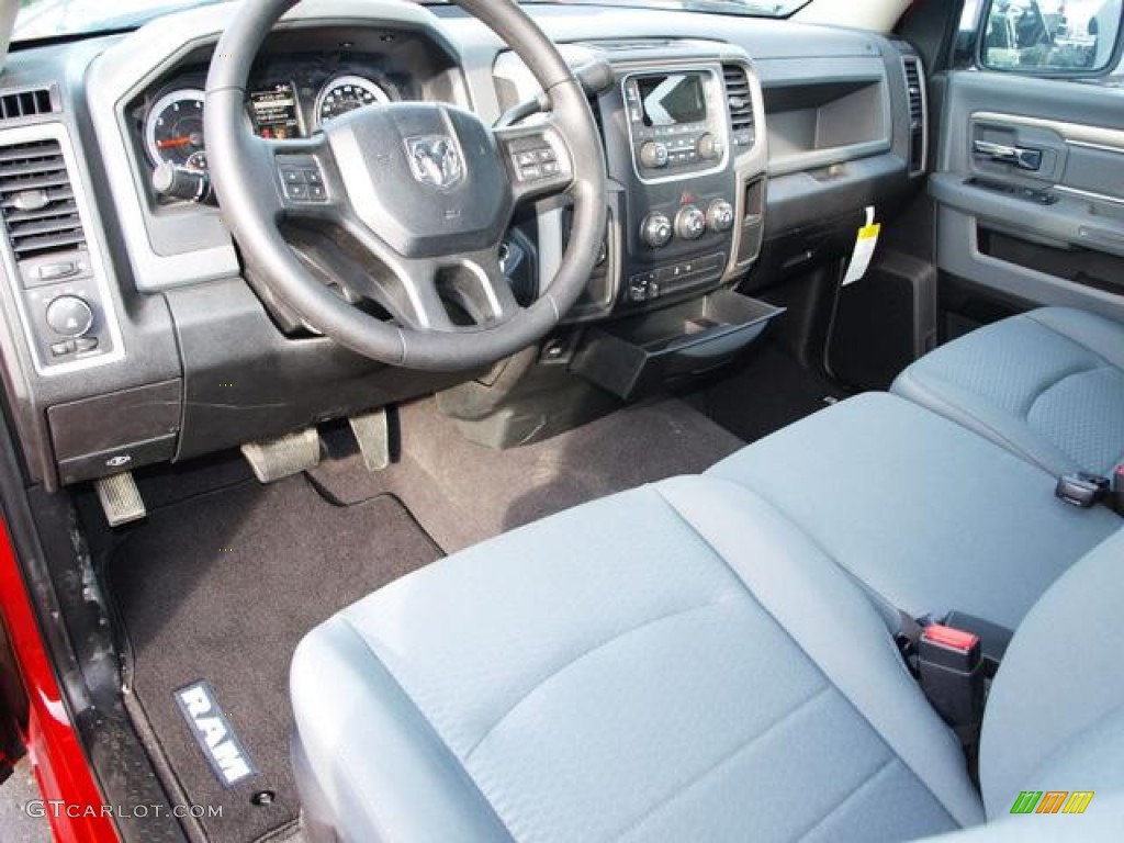 Black/Diesel Gray Interior 2013 Ram 1500 Express Regular Cab 4x4 Photo #74455427