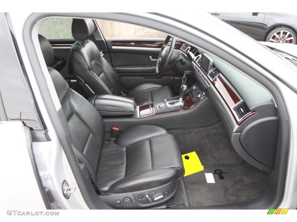 Black Interior 2006 Audi A8 L 4.2 quattro Photo #74455463