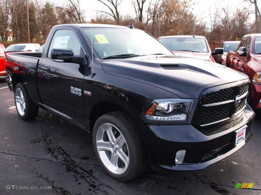 Black 2013 Ram 1500 R/T Regular Cab Exterior Photo #74455503