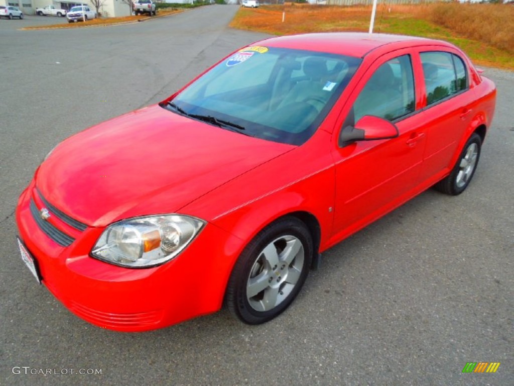 Victory Red 2008 Chevrolet Cobalt LT Sedan Exterior Photo #74455707