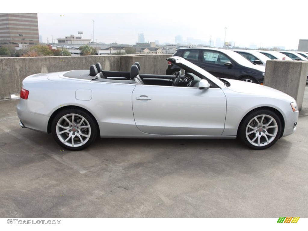 2011 A5 2.0T Coupe - Ice Silver Metallic / Black photo #13