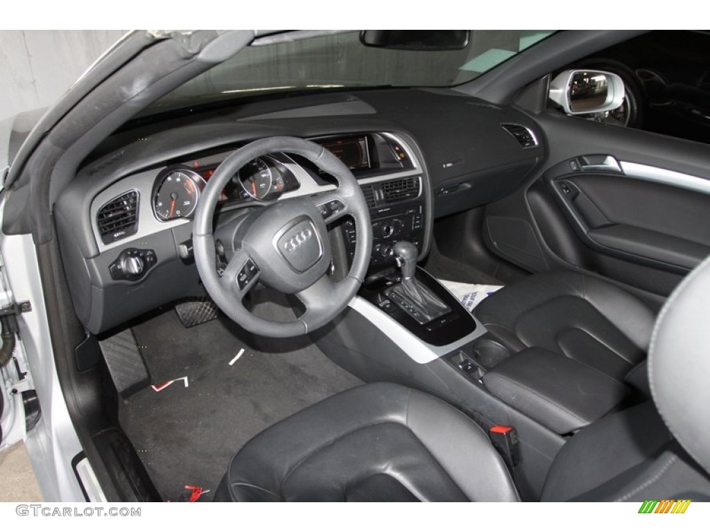Black Interior 2011 Audi A5 2.0T Coupe Photo #74455868