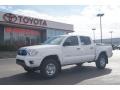 2013 Super White Toyota Tacoma V6 SR5 Prerunner Double Cab  photo #1