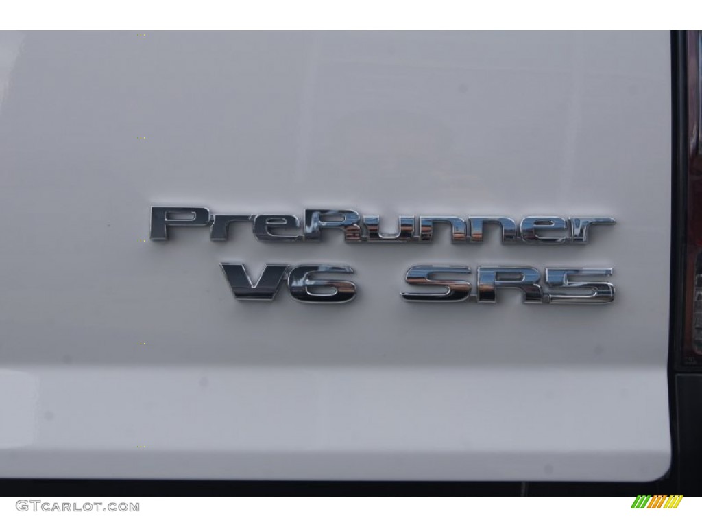 2013 Tacoma V6 SR5 Prerunner Double Cab - Super White / Sand Beige photo #19