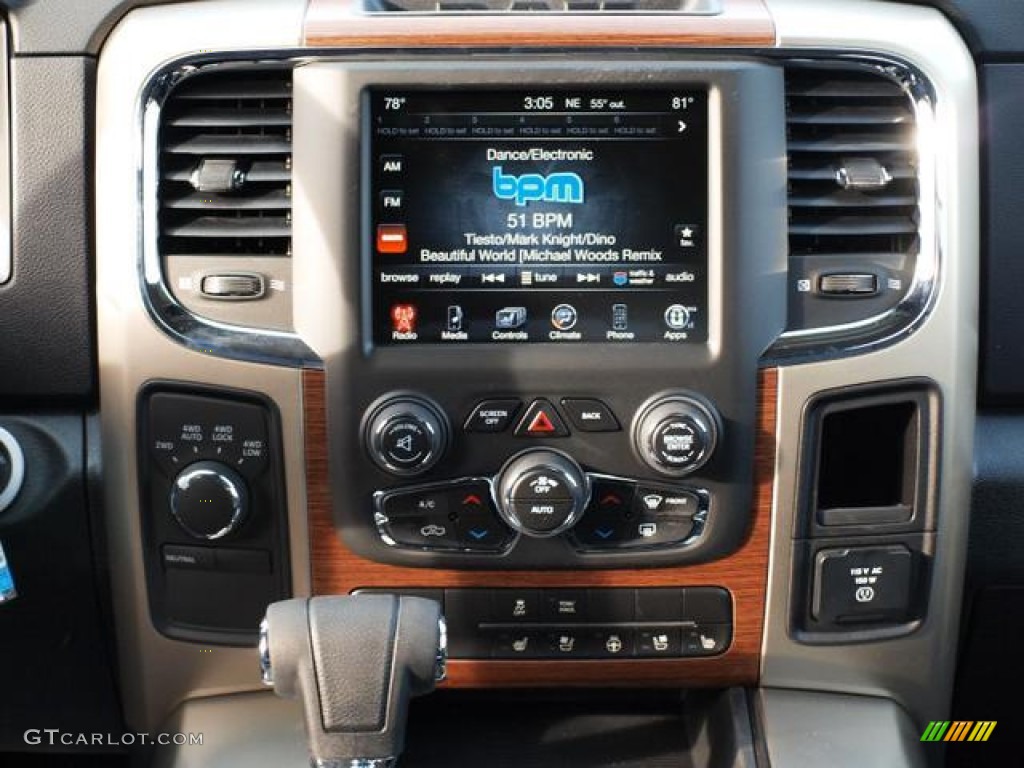 2013 Ram 1500 Laramie Quad Cab 4x4 Controls Photo #74456896