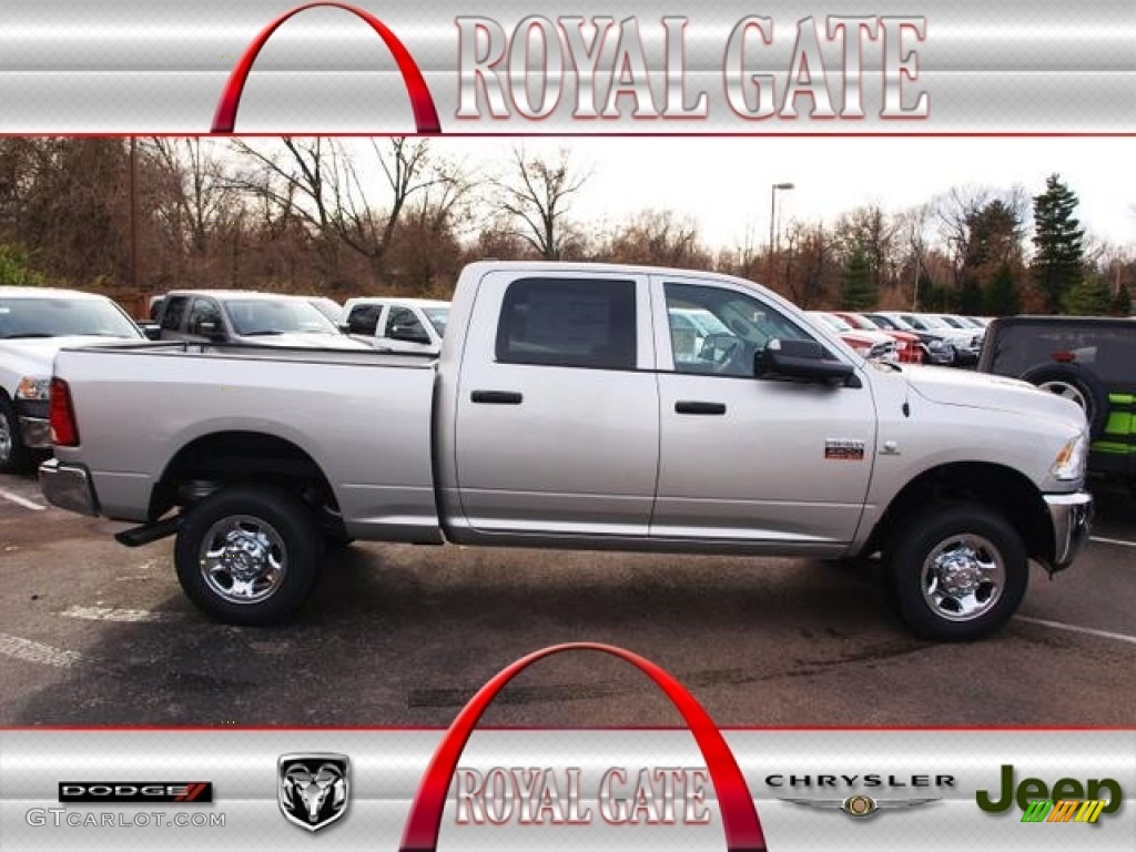 2012 Ram 2500 HD ST Crew Cab 4x4 - Bright Silver Metallic / Dark Slate/Medium Graystone photo #1