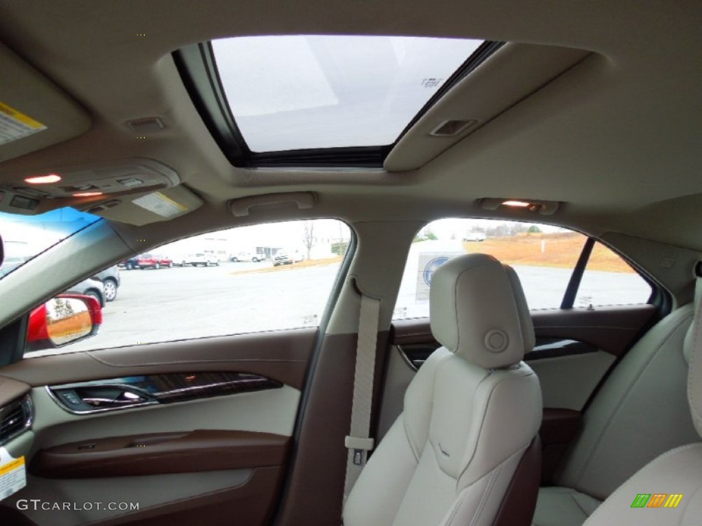 2013 ATS 2.5L Luxury - Crystal Red Tintcoat / Light Platinum/Brownstone Accents photo #11