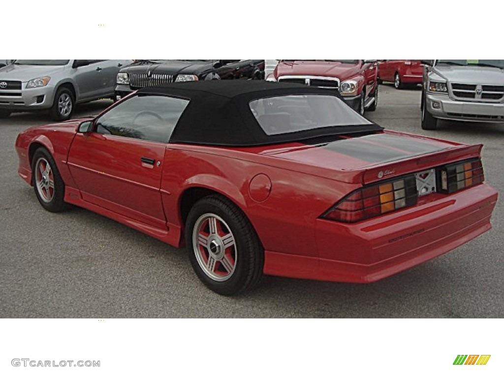 Bright Red 1991 Chevrolet Camaro Z28 Convertible Exterior Photo #74459838