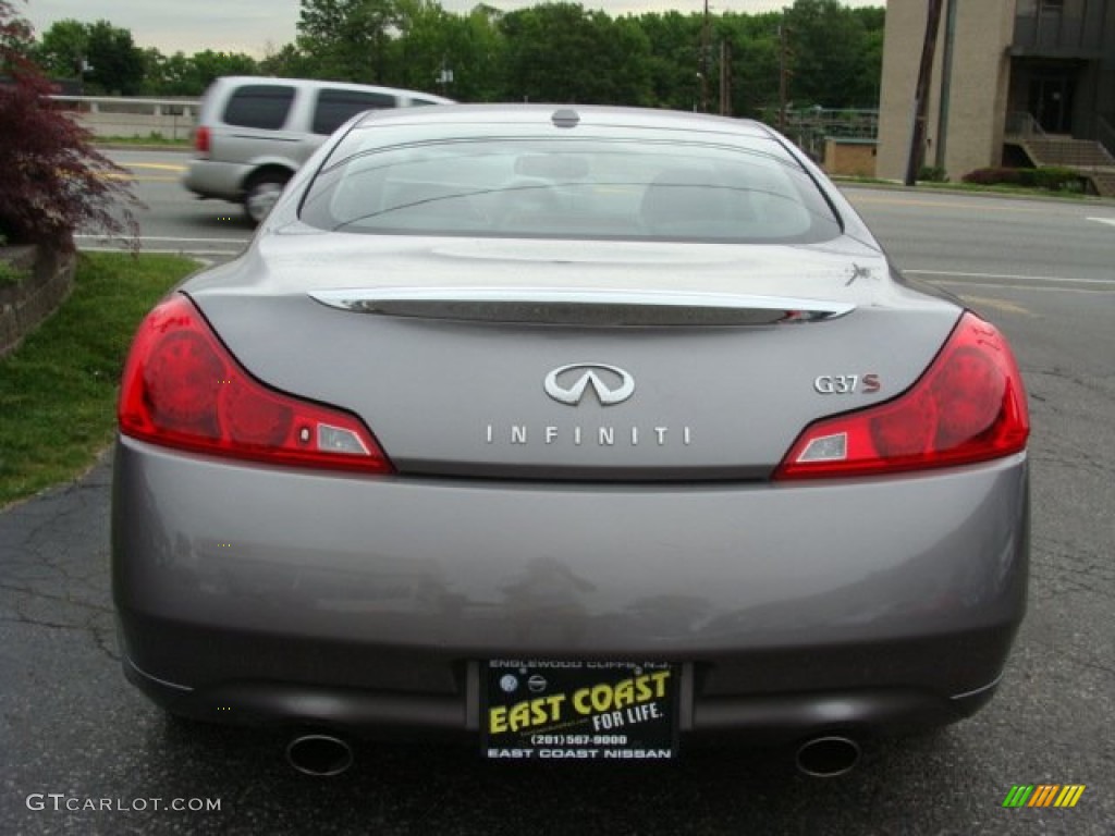 2008 G 37 S Sport Coupe - Platinum Graphite Gray / Graphite photo #4