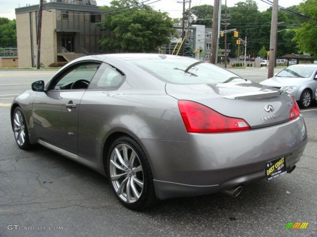 2008 G 37 S Sport Coupe - Platinum Graphite Gray / Graphite photo #5