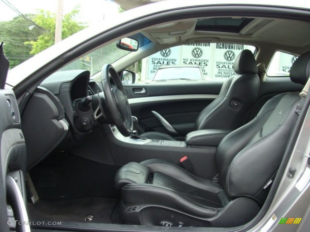 2008 G 37 S Sport Coupe - Platinum Graphite Gray / Graphite photo #7