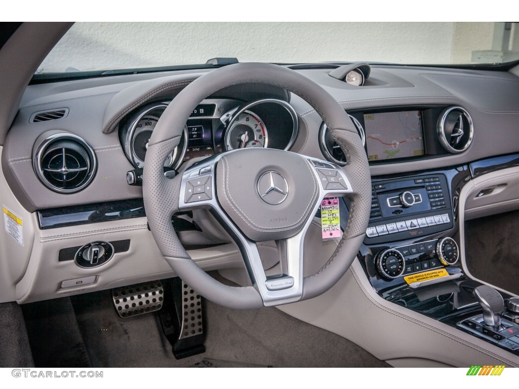 2013 Mercedes-Benz SL 550 Roadster Beige/Brown Dashboard Photo #74461187