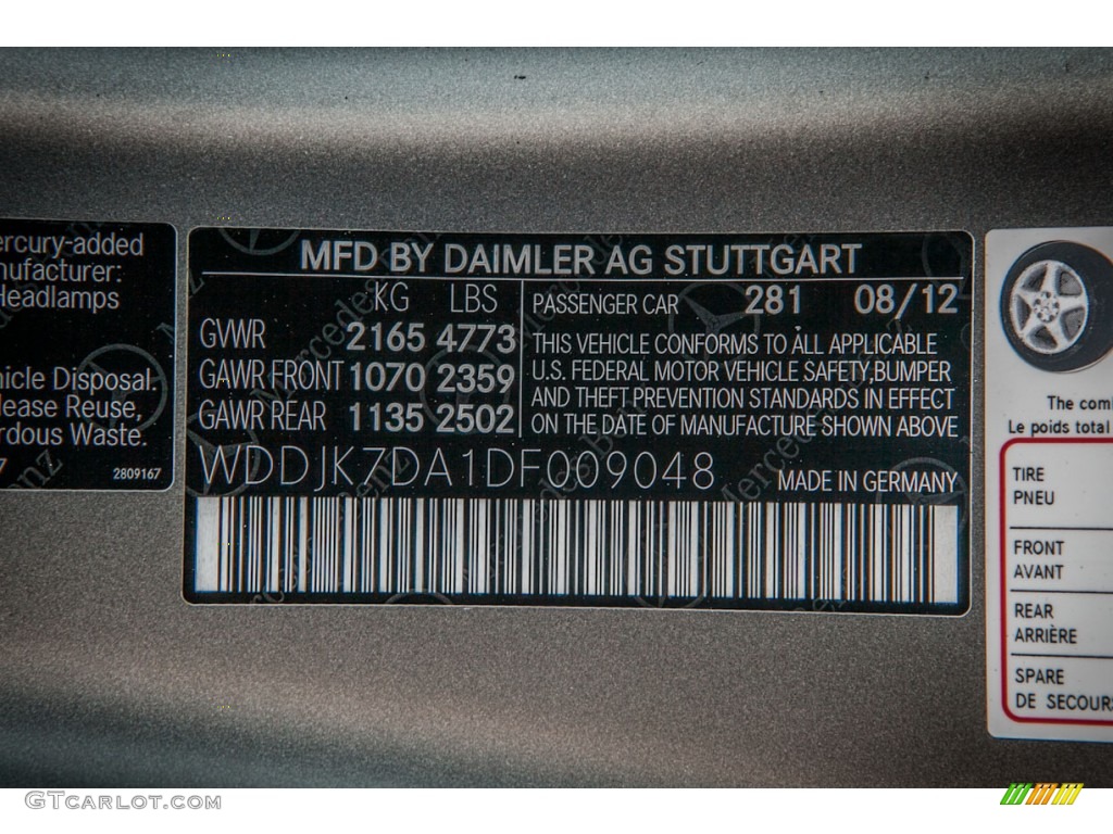 2013 SL 550 Roadster - Matte Shadow Grey Metallic / Black photo #7
