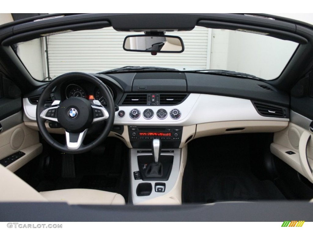 2011 BMW Z4 sDrive30i Roadster Beige Dashboard Photo #74461724
