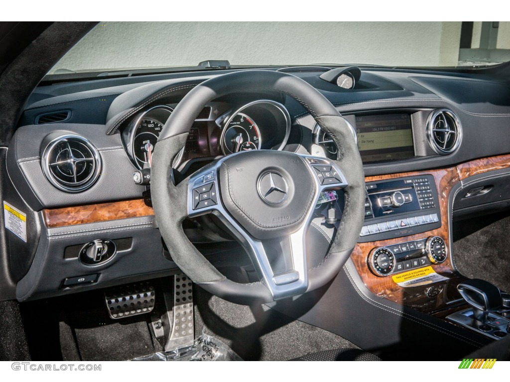 AMG Black Interior 2013 Mercedes-Benz SL 63 AMG Roadster Photo #74461853