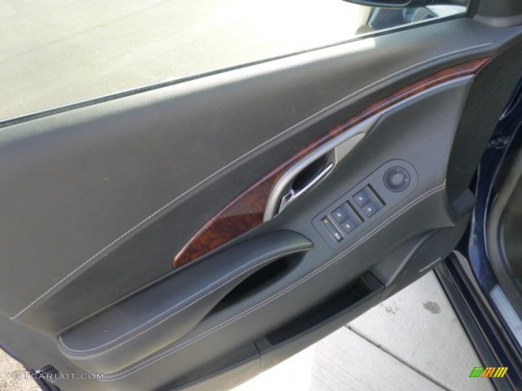 2012 Buick LaCrosse FWD Ebony Door Panel Photo #74462005