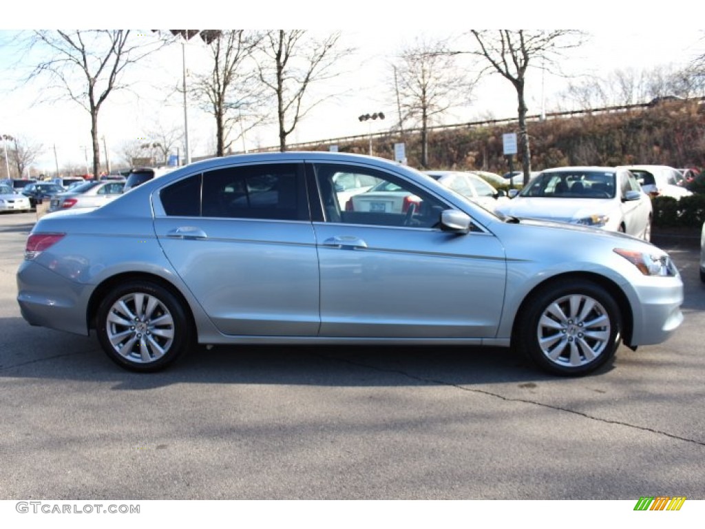 2012 Accord EX-L Sedan - Celestial Blue Metallic / Black photo #4