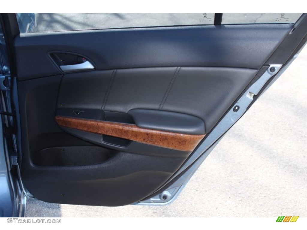 2012 Accord EX-L Sedan - Celestial Blue Metallic / Black photo #18