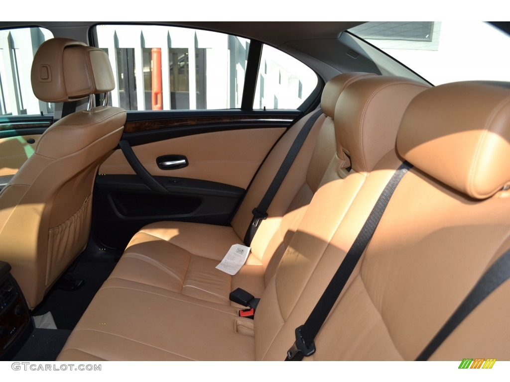 2008 BMW 5 Series 528i Sedan Rear Seat Photo #74462672