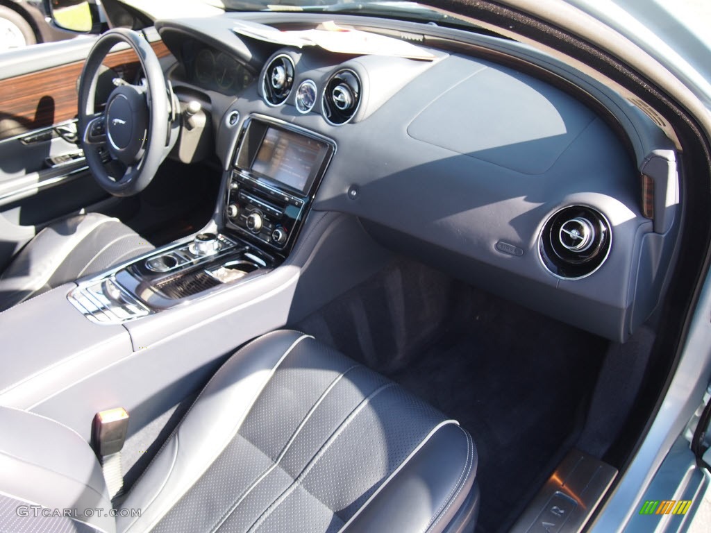 2012 Jaguar XJ XJ Navy/Ivory Dashboard Photo #74463152