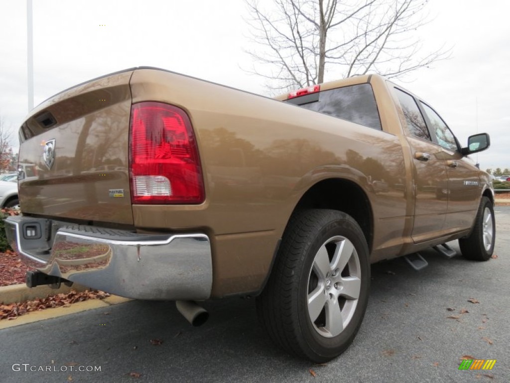 2011 Ram 1500 Big Horn Quad Cab - Saddle Brown Pearl / Dark Slate Gray/Medium Graystone photo #3