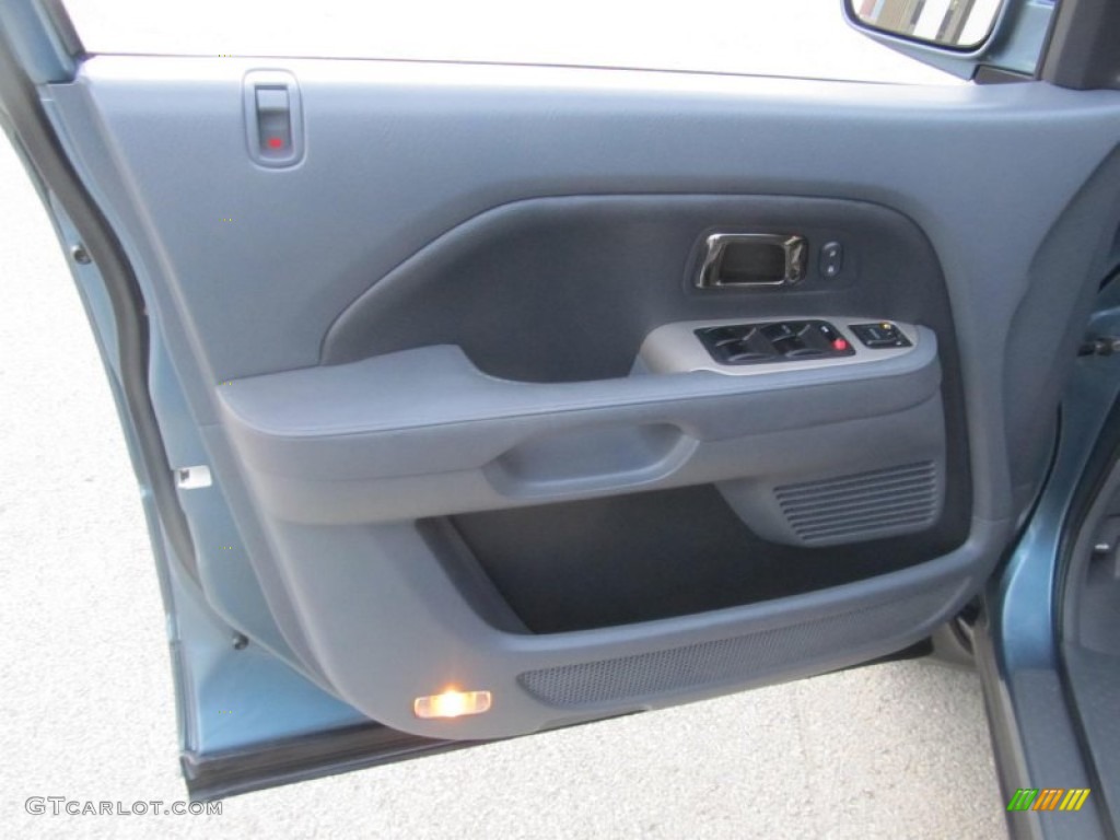 2008 Pilot EX-L 4WD - Steel Blue Metallic / Gray photo #7