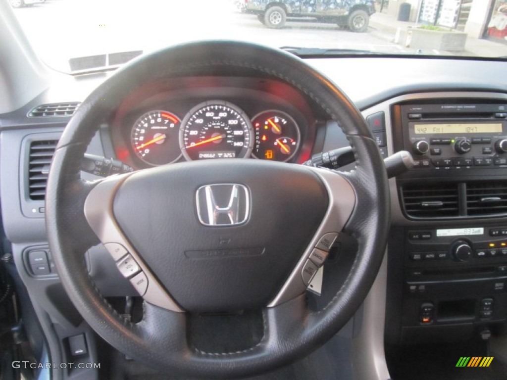 2008 Pilot EX-L 4WD - Steel Blue Metallic / Gray photo #12