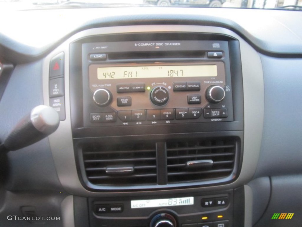 2008 Pilot EX-L 4WD - Steel Blue Metallic / Gray photo #13