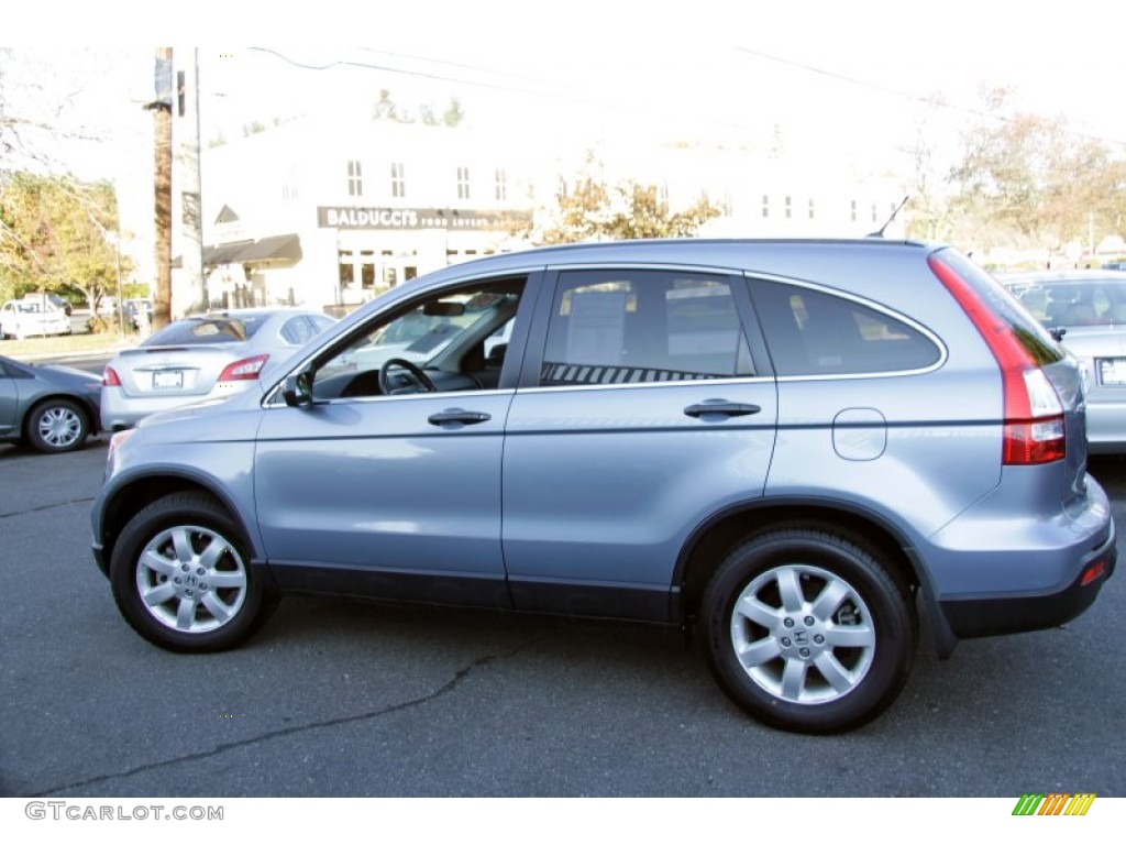 2008 CR-V EX - Glacier Blue Metallic / Gray photo #10