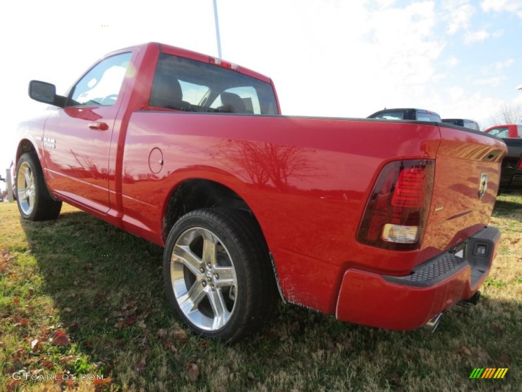 2013 1500 R/T Regular Cab - Flame Red / R/T Black photo #2