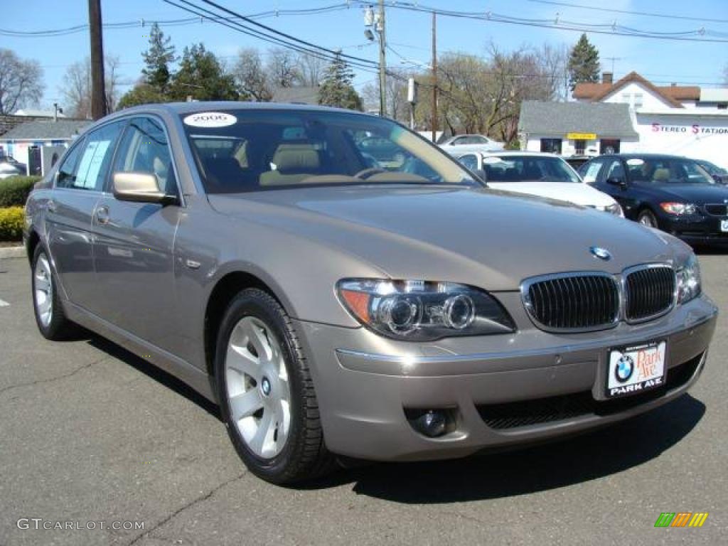 2006 7 Series 750Li Sedan - Kalahari Beige Metallic / Dark Beige/Beige III photo #2