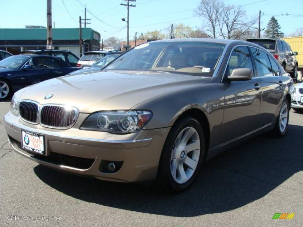 2006 7 Series 750Li Sedan - Kalahari Beige Metallic / Dark Beige/Beige III photo #4