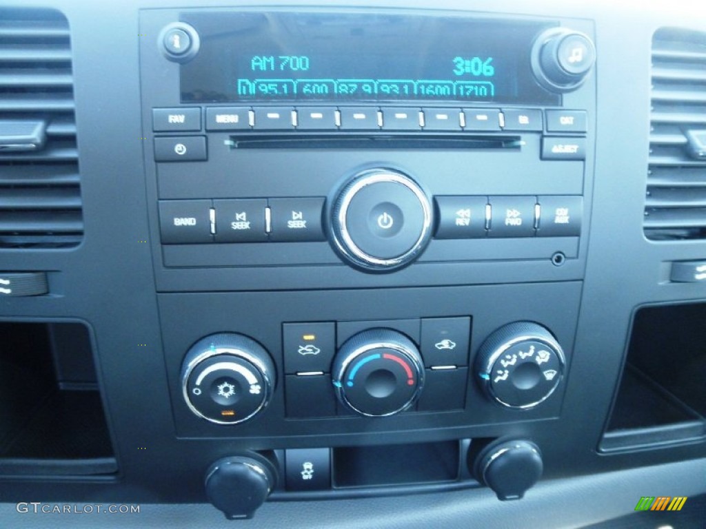 2012 Sierra 1500 Regular Cab 4x4 - Midnight Blue Metallic / Dark Titanium photo #6