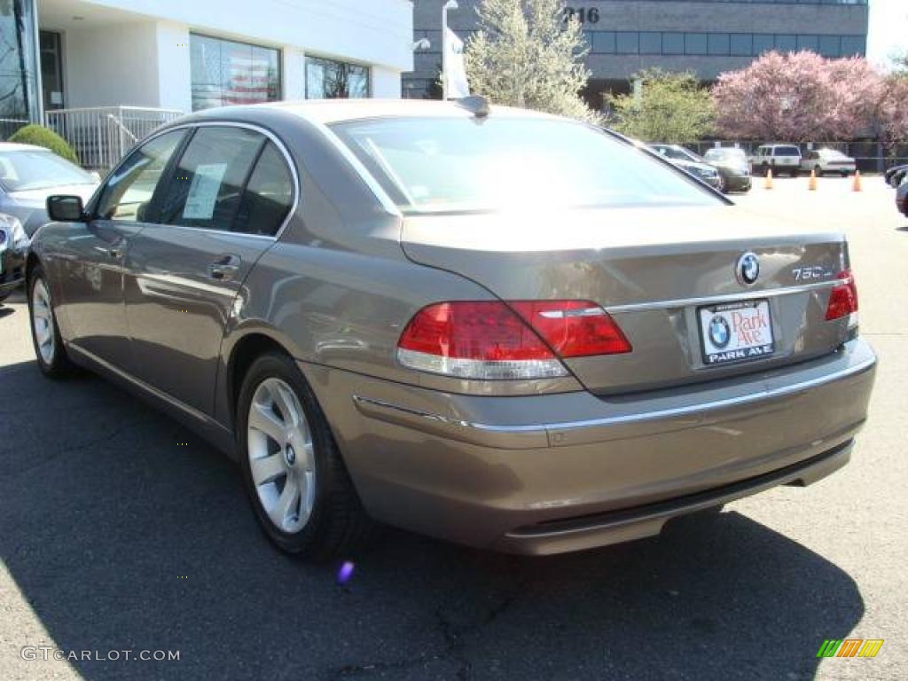 2006 7 Series 750Li Sedan - Kalahari Beige Metallic / Dark Beige/Beige III photo #6