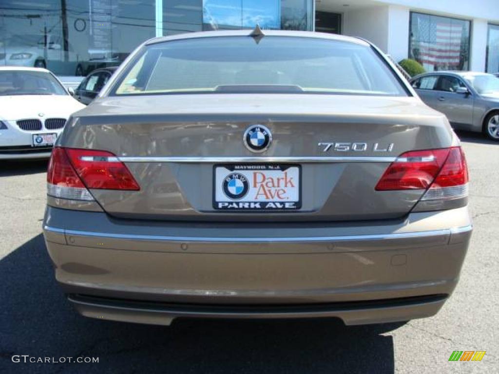 2006 7 Series 750Li Sedan - Kalahari Beige Metallic / Dark Beige/Beige III photo #7