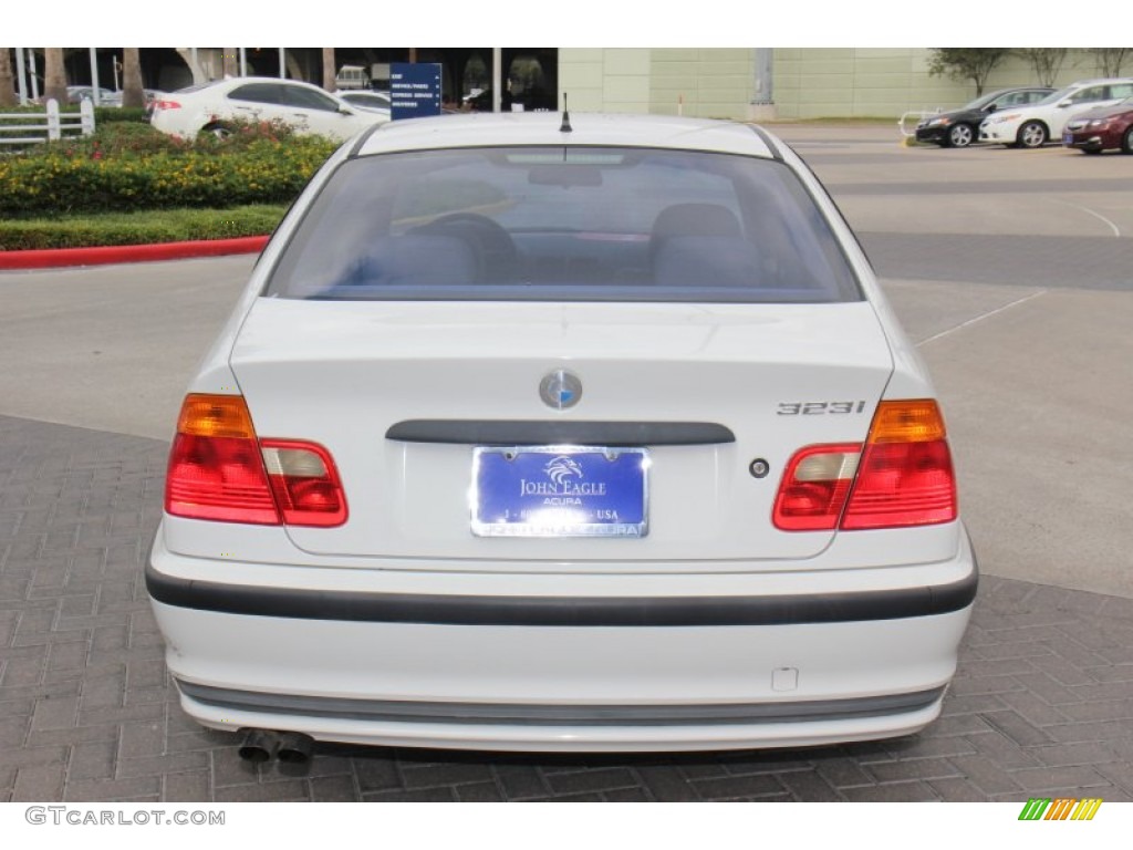 1999 3 Series 323i Sedan - Alpine White / Sand photo #4
