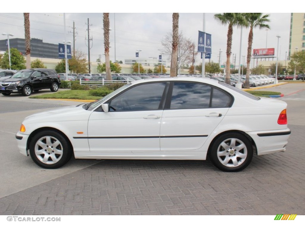 1999 3 Series 323i Sedan - Alpine White / Sand photo #5