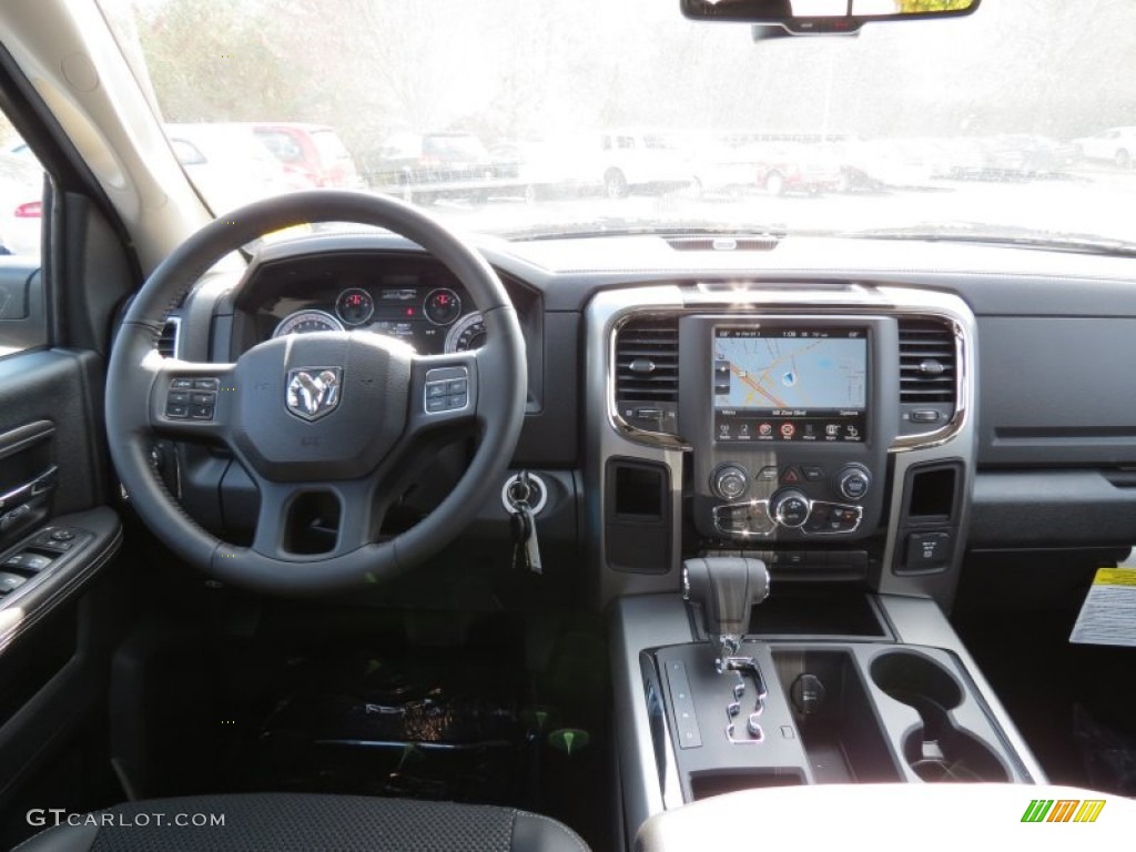 2013 Ram 1500 Sport Crew Cab Black Dashboard Photo #74466227